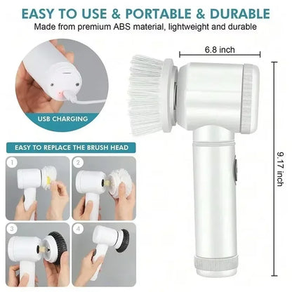 Effortless Clean Cordless Spin Scrubber